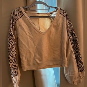 Free People cropped sweater